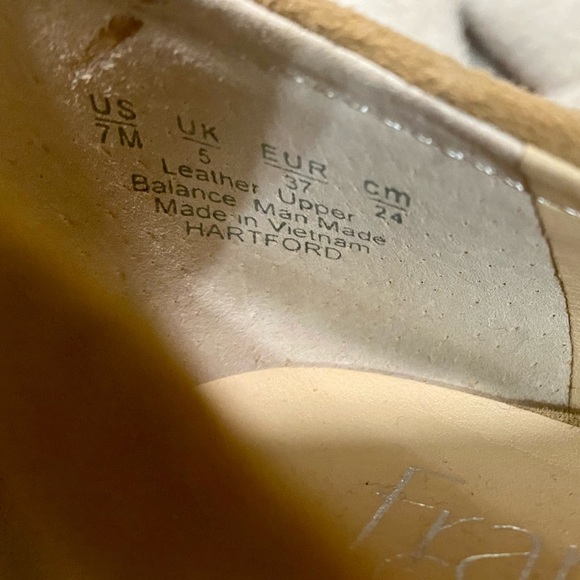 Never Been Worn Franco Sarto Suede Heels - Picture 2 of 6